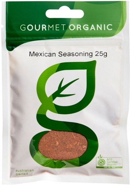 Gourmet Organic Mexican Seasoning 25g Sachet