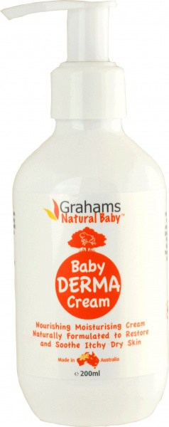 Grahams Natural Baby Derma Cream 200ml