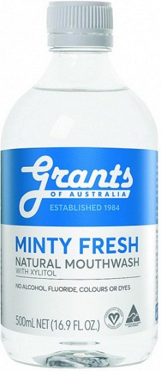 Grants Xylitol Natural Mouthwash 500ml