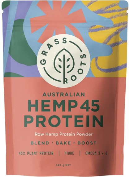 Grass Roots Australian Hemp 45 Protein Powder 350g