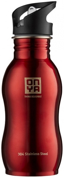 H2ONYA Stainless Steel Bottle Red (Small) 500ml