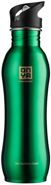 H2ONYA Stainless Steel Bottle Green (Medium) 750ml