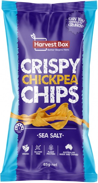 Harvest Box Chickpea Sea Salt Flavoured Chips  85g