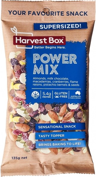 Harvest Box Power Mix Snack   Value Bag 135g APR22