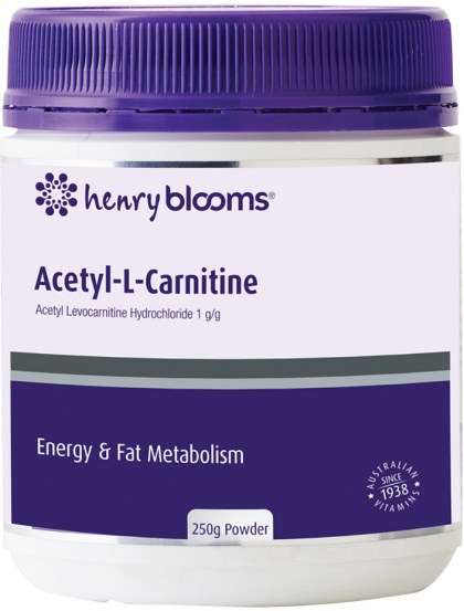 HENRY BLOOMS Acetyl-L -Carnitine Powder 250g