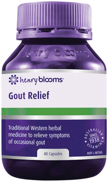 HENRY BLOOMS Gout Relief 40c