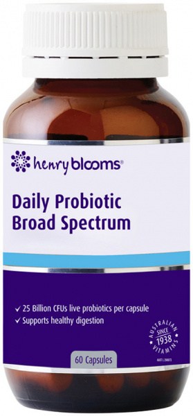HENRY BLOOMS Daily Probiotic Broad Spectrum 60c
