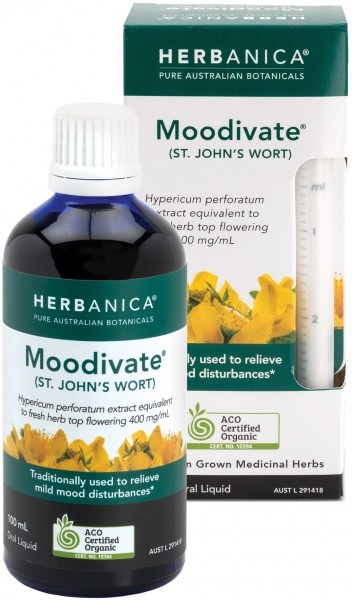 Herbanica Moodivate (St. John's Wort) Oral Liquid 100ml