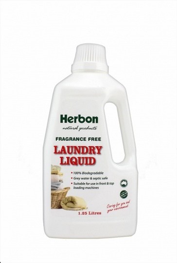 Herbon Fragrance Free Laundry Liquid 1.25L