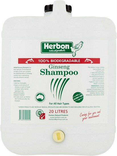 Herbon Ginseng Shampoo 20lt DEC24