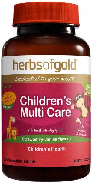 HERBS OF GOLD Children's Multi Care Chewable 60t