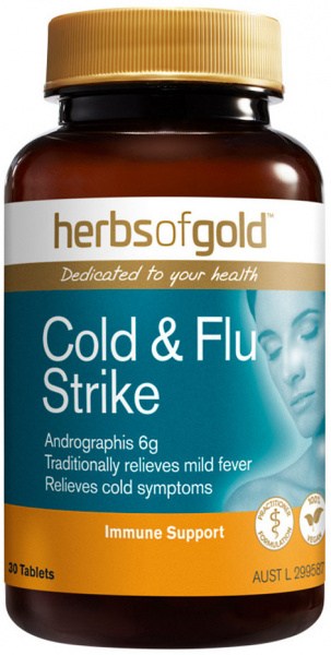 HERBS OF GOLD Cold & Flu Strike 30t