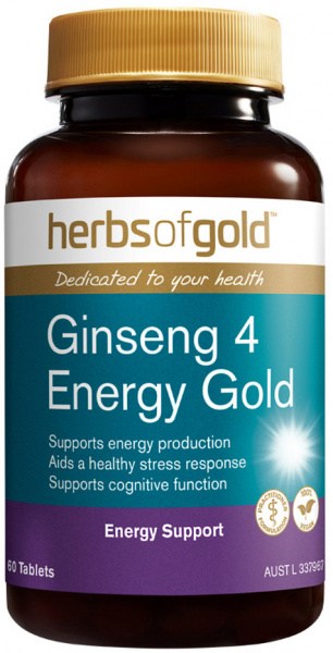 HERBS OF GOLD Ginseng 4 Energy Gold 60t