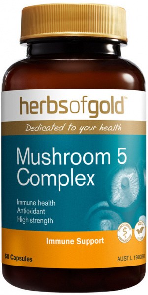HERBS OF GOLD Mushroom 5 Complex 60c
