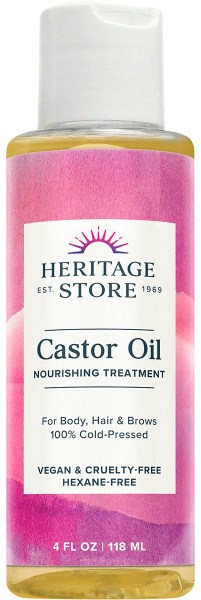 Heritage Store Castor Oil 100% Cold Pressed 118ml