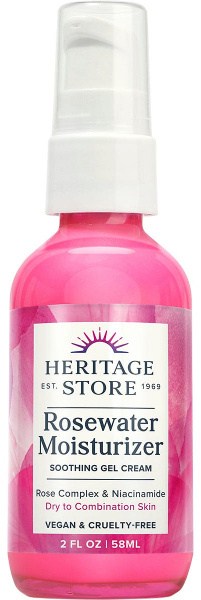 Heritage Store Rosewater Moisturizer Dry to Combination Skin 58ml