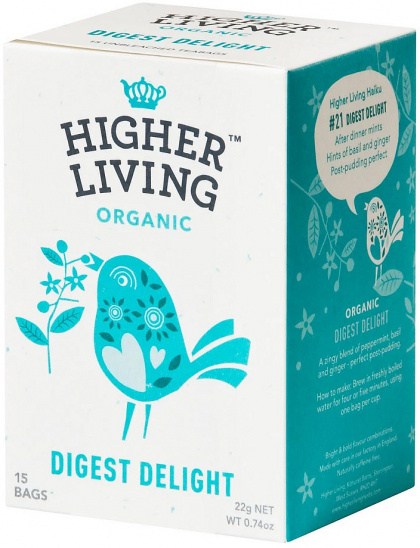Higher Living Organic Digest Delight 15Teabags