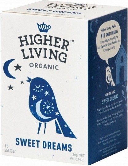Higher Living Organic Sweet Dreams Tea Caffeine Free 15Teabags