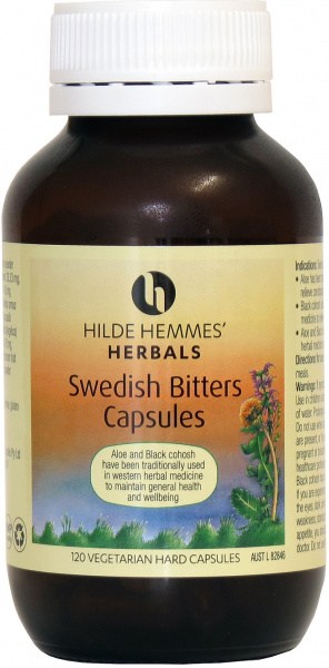 Hilde Hemmes Swedish Bitters x 120caps