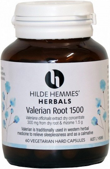 Hilde Hemmes Valerian Root 1500mg x 60caps