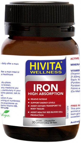 HIVITA WELLNESS Iron High Absorption 30vc