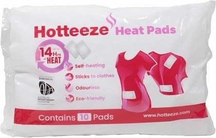 Hotteeze Stick On Heat Pads Pk 10
