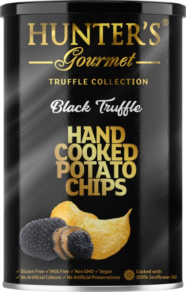 Hunter's Hand Cooked Potato Chips Black Truffle  150g