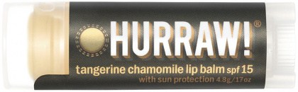 HURRAW! Organic Lip Balm Sun (SPF15 Tangerine Chamomile) 4.8g