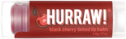 HURRAW! Organic Lip Balm Tinted Black Cherry 4.8g