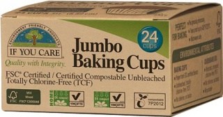 If You Care Jumbo Baking Cups 24Pcs