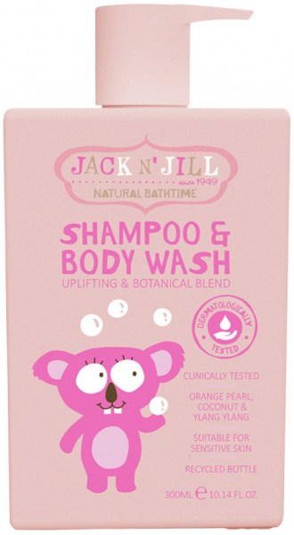 JACK N' JILL Natural Bathtime Shampoo & Body Wash 300ml