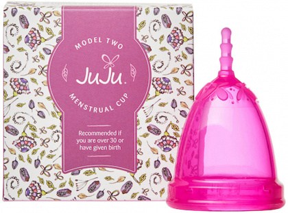 JUJU Menstrual Cup Model Two Pink