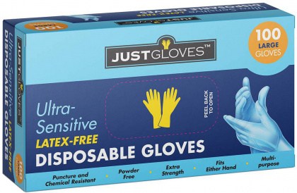 Just Gloves Ultra-Sensitive Large 100Pk