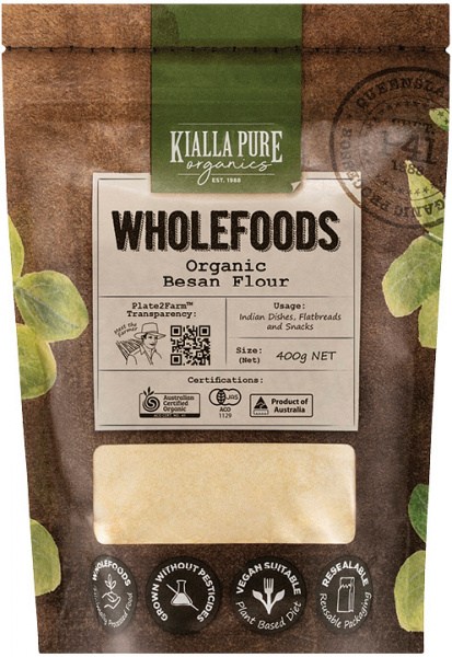 Kialla Pure Organics Organic Besan Flour  400g
