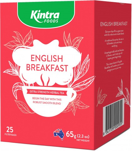 Kintra Foods English Breakfast 25Teabags