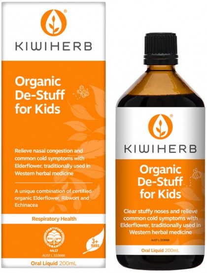 KIWIHERB Organic De-Stuff for Kids Oral Liquid 200ml