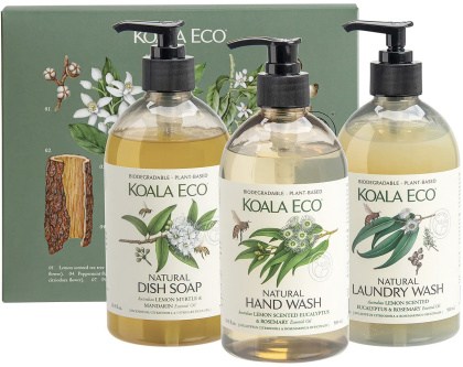 Koala Eco Gift Pack - Hand Wash, Laundry Wash & Dish Soap 3pk