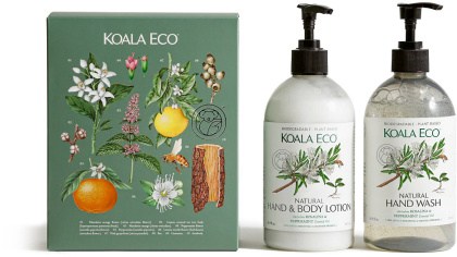 Koala Eco Hand and Body Gift Pack Rosalina & Peppermint 2pk