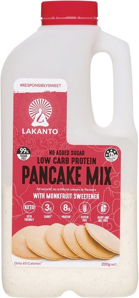 Lakanto Pancake Mix Low Carb with Monkfruit Sweetener 200g