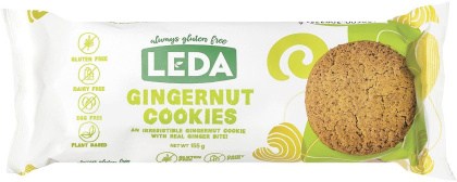 Leda Nutrition Gingernut Cookies 8x155g