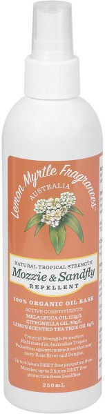 Lemon Myrtle Fragrances Mozzie & Sandfly Repellent 250ml