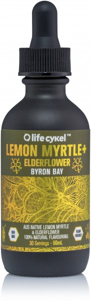 Life Cykel Lemon Myrtle & Elderflower Flavouring 60ml JUN23