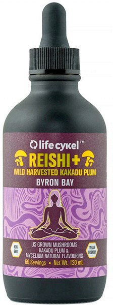 Life Cykel Reishi+ Mushroom Wild Harvested Kakadu Plum 120ml
