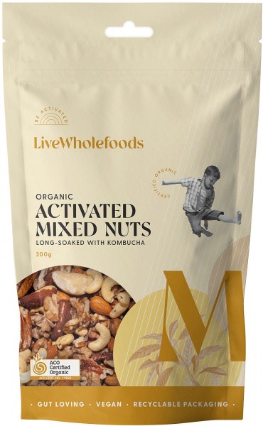 Live Wholefoods Organic Activated Mixed Nuts 300g