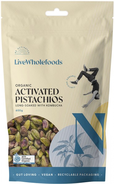 Live Wholefoods Organic Activated Pistachios 600g