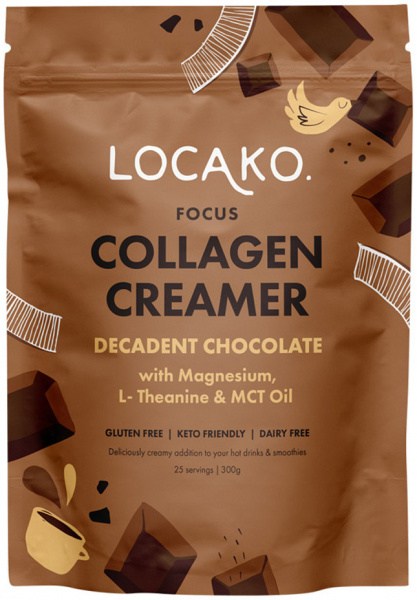LOCAKO Collagen Creamer Focus (Decadent Chocolate) 300g