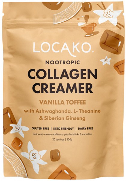 LOCAKO Collagen Creamer Nootropic (Vanilla Toffee) 300g