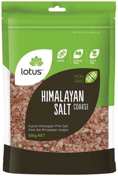 Lotus Himalayan Pink Coarse Salt (Bag)  500g