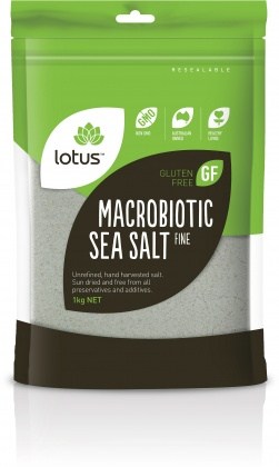 Lotus Macrobiotic Sea Salt - Fine 1kg