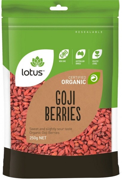 Lotus Organic Goji Berries 250g